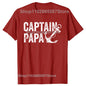 Captain Papa Pontoon Gift Sailor Fishing Boating T Shirts Summer Style Graphic Cotton Streetwear Short Sleeve Birthday T-shirt - Wild Frontier Gear LLC