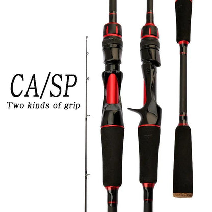 Newly 2 PCS Jigging rod 1.65M 1.8M far-cast fishing rod ultralight lure fishing rod sea pole tourist boat fishing cane - Wild Frontier Gear LLC