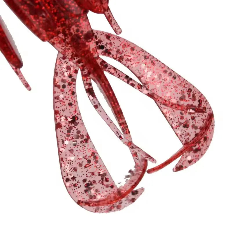 WEIHE 4pcs Beard Shrimp Soft Lure 10cm 10g Fishing Artificial Bait Soft Fishing Lure Simulation Lifelike Prawn Soft Shrimp Bait Wild Frontier Gear LLC
