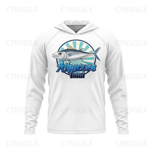 New Men Long Gear Fishing Apparel Summer Outdoor Sleeve T Shirt Fish Shirt Sun Protection Breathable Hooded Angling Clothing - Wild Frontier Gear LLC