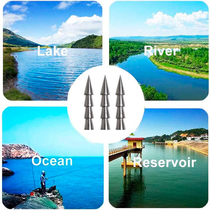 10pcs/lot Fishing Insert Weight 0.5g 1g 1.5g 2g 3.2g 4g Weight Sinker Fishing Soft Bait Fishing Accessories Wild Frontier Gear LLC