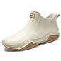 Fashion Couple's Outdoor Rain Boots New Men High Top Hiking Fishing Water Shoes Anti-slip Chef Work Ankle Boots Waterproof Shoes - Wild Frontier Gear LLC