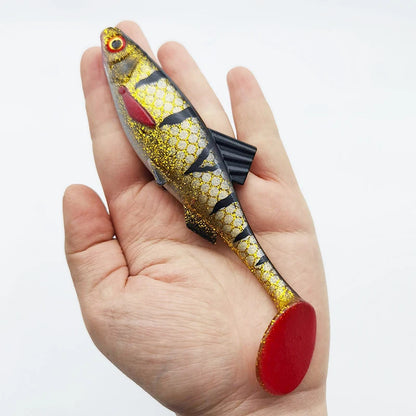 1 Pc Fishing Lures Soft T Tail 15cm/5.91in/26g Bait  Fishing Lure