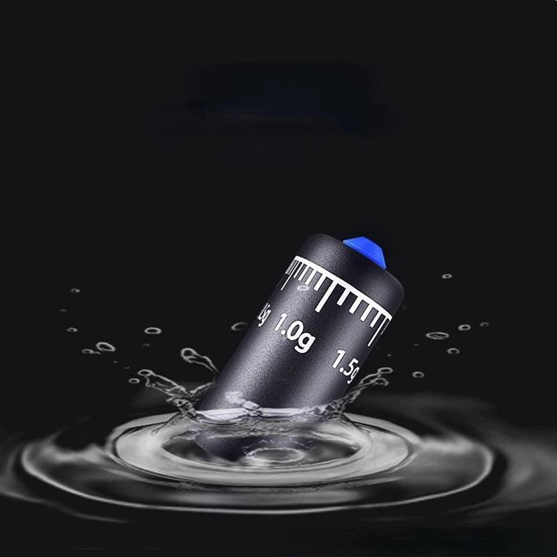 10pcs Random Color Fishing Drop Shot Scale 2.5g/3.0g/3.5g/4.0g Fishing Casting Sinker Dual-core Quick Sinking Smooth with Scale Wild Frontier Gear LLC