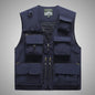 7XL 14 Pockets Summer New Men US Tactical Hiking Fishing Vest Man Photographer Waistcoat Mesh Cargo Sleeveless Jacket Tool Vest - Wild Frontier Gear LLC