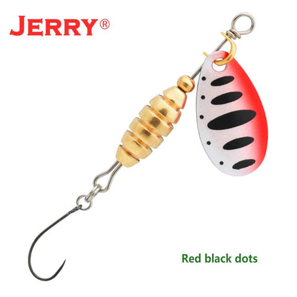 Jerry Spear Ultra-Lightweight Brass Spinnerbait Lures for Perch, Trout, and Bass Fishing - Wild Frontier Gear LLC