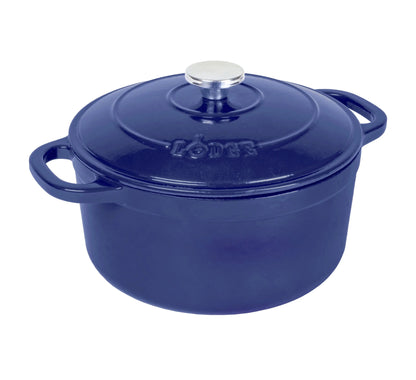 Lodge Cast Iron 5.5qt Red Enameled Dutch Oven Wild Frontier Gear LLC