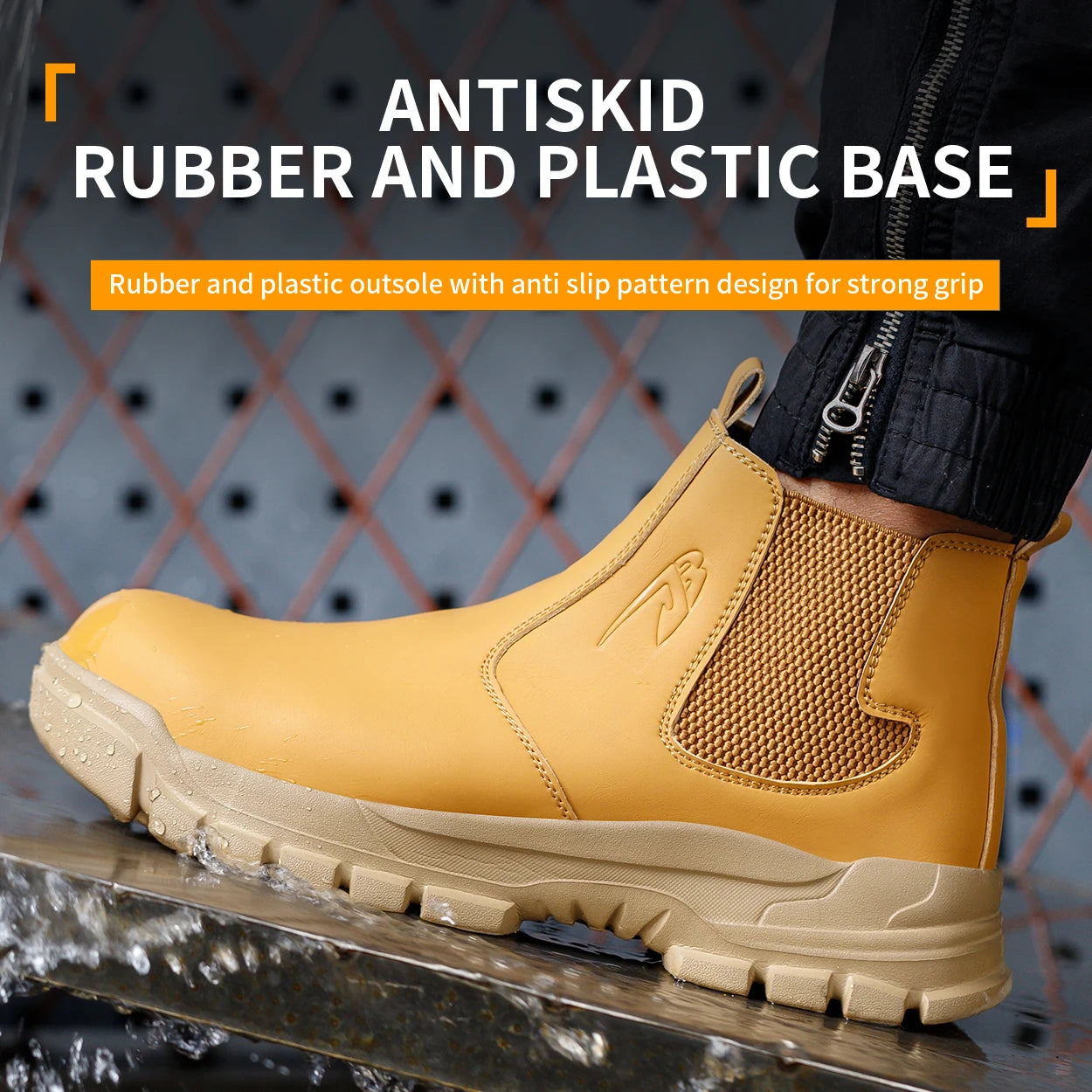 Waterproof Men's Safety Work Boots Steel Toe Shoes Anti Impact And Anti-Puncture Outdoor Adventure Hiking - Wild Frontier Gear LLC
