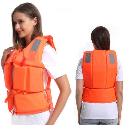 New Orange Adult Childen Foam Flotation Swimming Life Jacket Vest With Whistle Boats Fishing Vest Swimming Drifting Vest - Wild Frontier Gear LLC