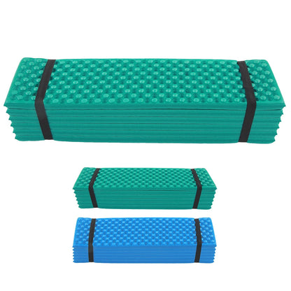 Double Egg Crate Sleeping Pad Foldable Thickened Foam Sleep Mat for Outdoor Camping 186x57CM Sleeping Pad Egg Crate Sleeping Pad Wild Frontier Gear LLC