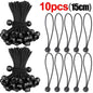 Outdoor Elastic Ball Rope Bungee Cords Portable Tent Fixing Tarpaulin Awning Canopy Heavy Duty Tarp Tie Down for Shelter Cargo Wild Frontier Gear LLC