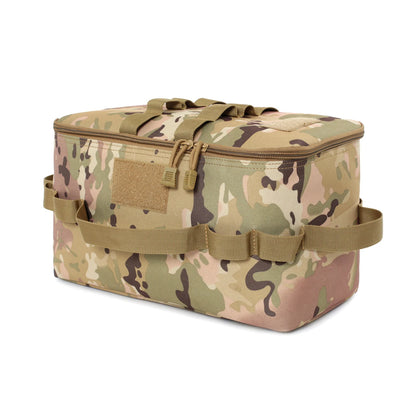 Travel Cookware Bag Camping Meal Bag Outdoor Portable Waterproof Thermal Picnic Bag Large Capacity Tableware Storage Handbag