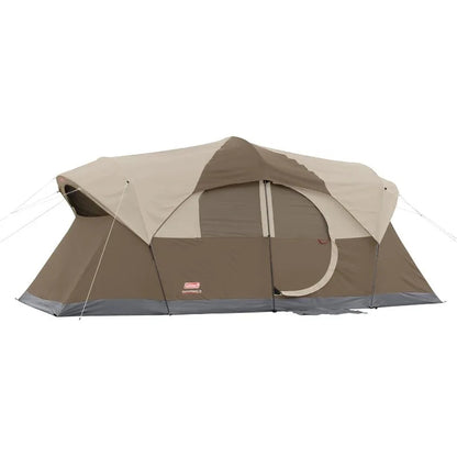 Coleman WeatherMaster 10-Person Tent, Weatherproof Tent with Rainfly & Room Divider, Spacious Family Tent with Carry Bag Wild Frontier Gear LLC