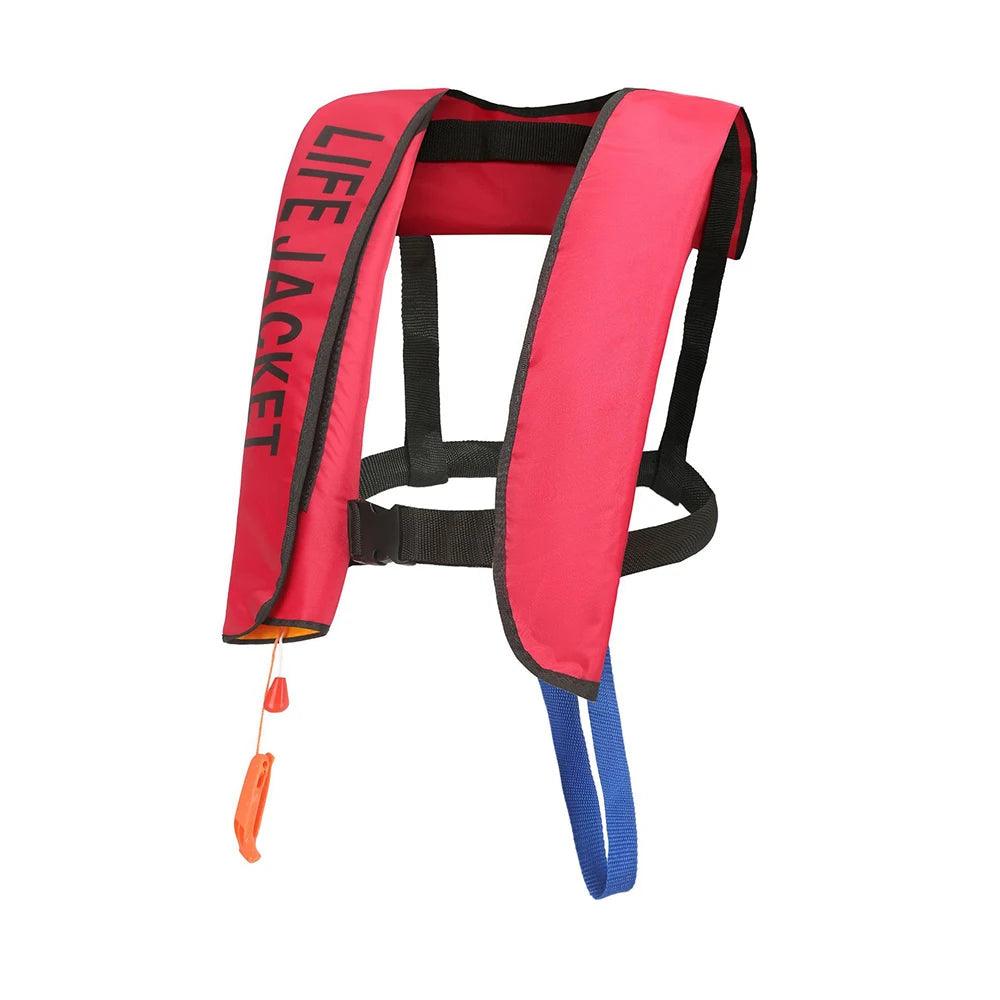 Automatic Inflatable Life Jacket Professional Swiming Fishing Life Vest for Children Water Sports Adult Life Vest for Fishing - Wild Frontier Gear LLC