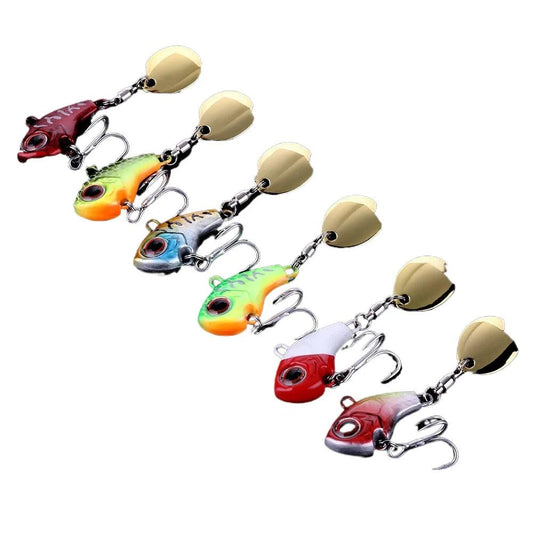 VIB Tail Spinner Fishing Lures - Metal Spoon Jigs for Bass, Pike, and Trout Tackle - Wild Frontier Gear LLC