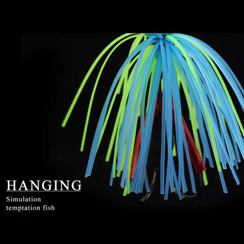 FLYSAND Floating Frog Fishing Lures 9g - Weedless Design with Double Sharp Hooks for Predator Fish - Wild Frontier Gear LLC