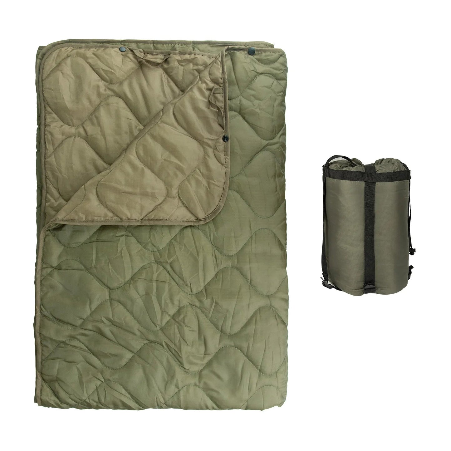 Vilead Maple Winter Warm Waterproof Quilt Wearable cape With Button Camo Woobie Blanket Waterproof Poncho Liner for Outdoor Camp Wild Frontier Gear LLC