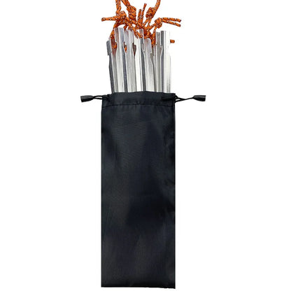Pacoone 10 Pcs Lot 18cm Aluminum Tent Pegs Outdoor Accessories - Wild Frontier Gear LLC