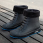 Versatile Casual Short-barreled Waterproof Shoes Men Women Lined With Fleece Warmth Anti-slip Wear-resistant Outdoors Rain Boots - Wild Frontier Gear LLC