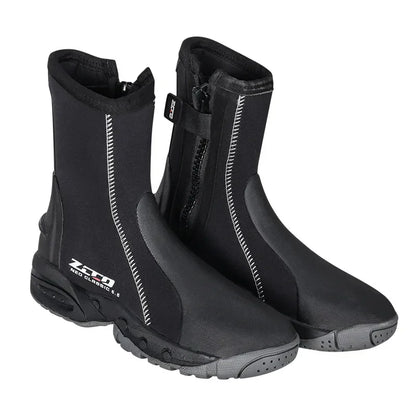 Men's 5MM Neoprene Diving Boots High Top Anti-Cold Anti-Slip Outdoor Beach Surfing Snorkeling Kayak Sailing Shoes