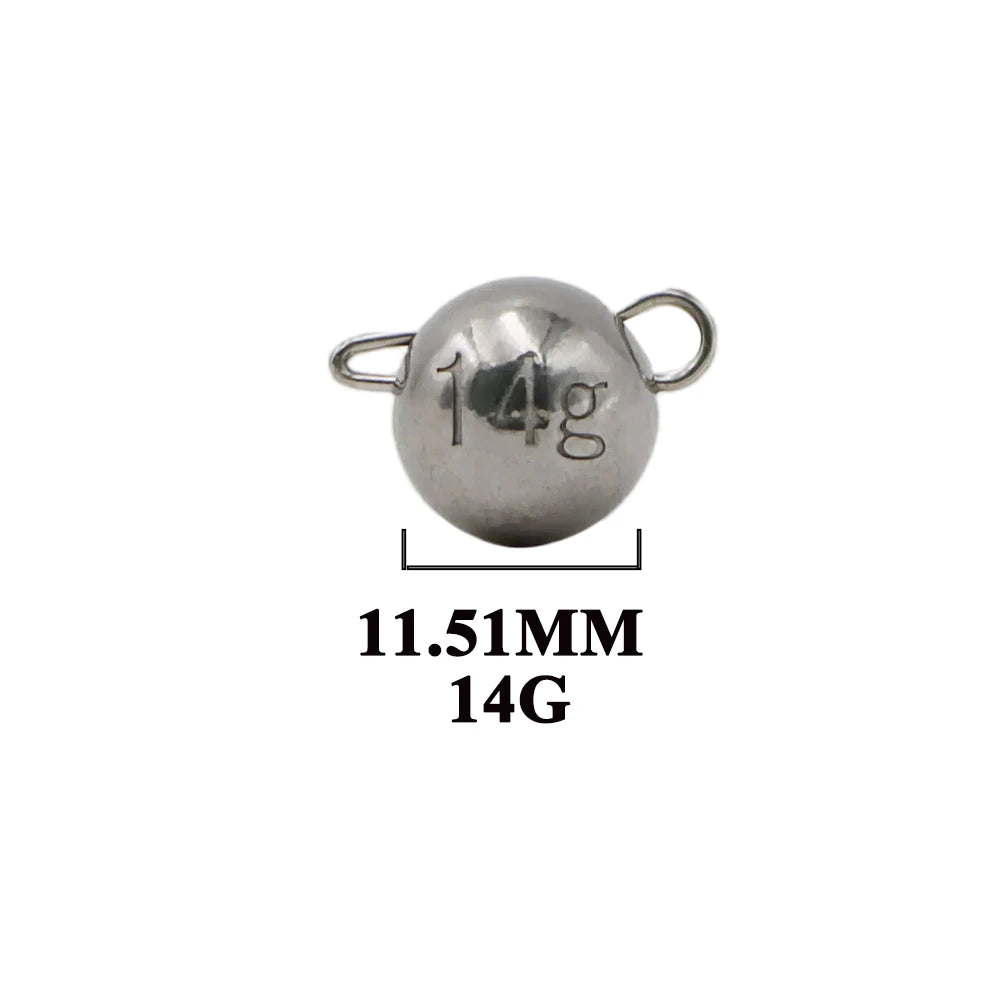 10/1PCS Fishing Tackle Tungsten Jig Cheburashka Wolfram Drop Shot Weights Sinkers TUNGSTEN CHEBURASHKA SINKER Weight Wild Frontier Gear LLC