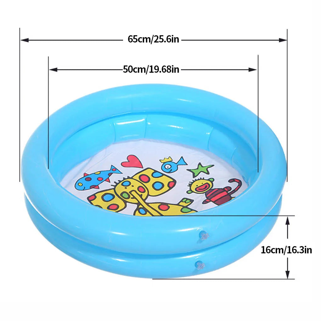 1PC 65X65CM Baby Swimming Pool Child Summer Kids Water Toys Inflatable Bath Tub Round Lovely Animal Printed Pool Wild Frontier Gear LLC