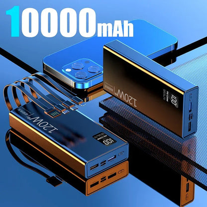 Xiaomi 50000mAh High Capacity Power Bank 4 in 1 120W Fast Charging Powerbank Portable Battery Charger For iPhone Samsung Huawei Wild Frontier Gear LLC