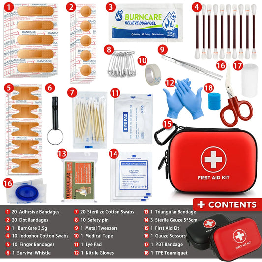 First Aid Kit Multi-purpose Emergency Medical Portable Medical Bag Outdoor Multi-functional Home Emergency edc Camping Hiking Wild Frontier Gear LLC