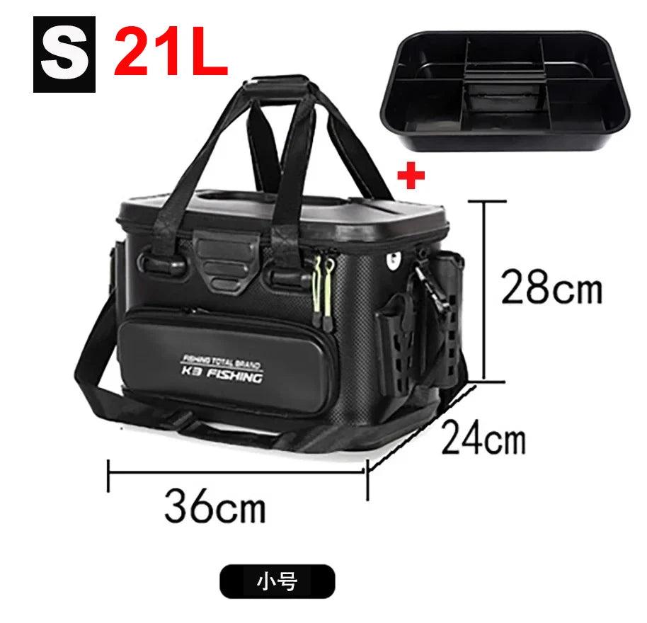 Portable Light 21L 30L 43L Fishing Box Tackle Box Outdoor Tank Case Gear Tools Fish Storage Sea Fishing with Portable Air Holes - Wild Frontier Gear LLC