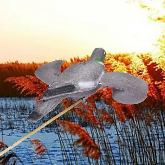 Hunting Pigeon Motion Decoy Simulation Bait Wind Decoy With Movable Wings For Garden Decor Yard Ornament For Hunting