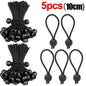 Outdoor Elastic Ball Rope Bungee Cords Portable Tent Fixing Tarpaulin Awning Canopy Heavy Duty Tarp Tie Down for Shelter Cargo Wild Frontier Gear LLC