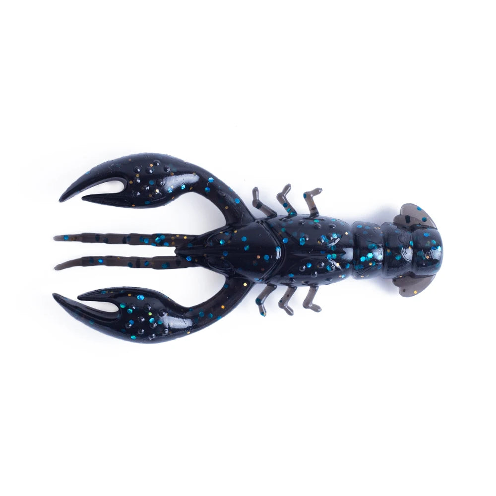 Hanlin Floating 65mm 4g Crawfish Larvae Soft Silicone Bait Jigs Wobbler Worms Fishing Lures Artificial Swimbait Bass Pike Tackle Wild Frontier Gear LLC
