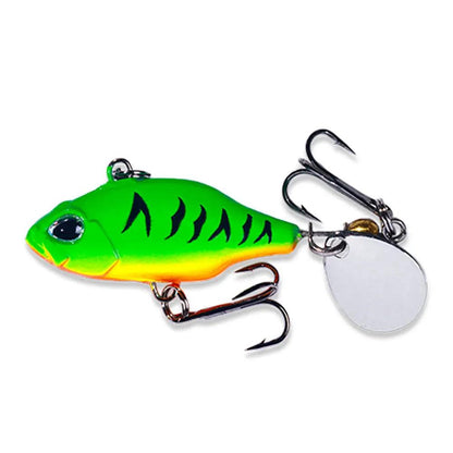 VIB Vibration Spinner Spoon Fishing Lure 5.2cm 8.8g Jigs for Trout and Winter Fishing Tackle - Wild Frontier Gear LLC
