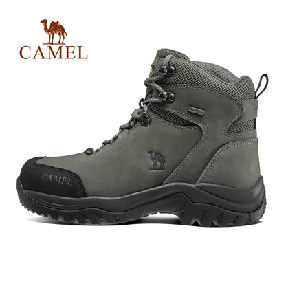 GOLDEN CAMEL Waterproof Hiking Shoes Men and Women Outdoor Anti-Slip Climbing Trekking Shoes for Men 2023 Leather Hiking Boots - Wild Frontier Gear LLC