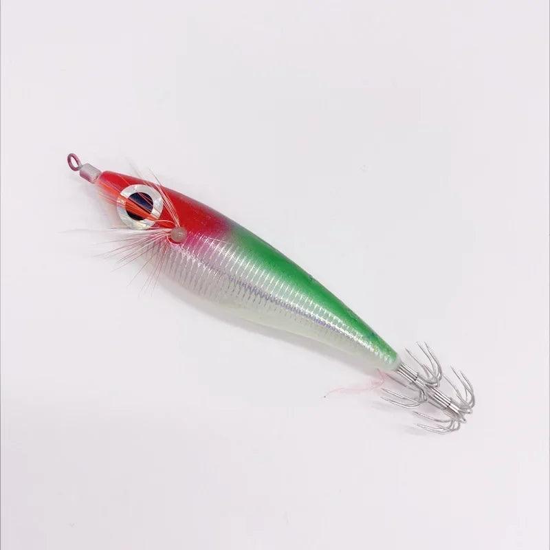 100mm 10g Noctilucent Squid Jigs - Artificial Fishing Lures for Sea and Freshwater Fishing - Wild Frontier Gear LLC