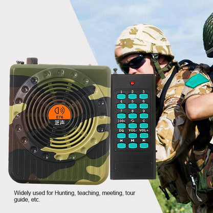 E76 Remote Remote Control Amplifier Decoy Calling Speaker Professional Small Size Sound Amplifiers Hunt Tool Sound Amplifiers