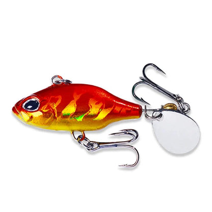 VIB Vibration Spinner Spoon Fishing Lure 5.2cm 8.8g Jigs for Trout and Winter Fishing Tackle - Wild Frontier Gear LLC