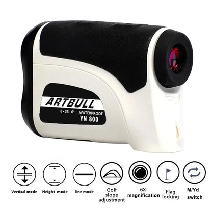 Laser Rangefinder Hunting Outdoor 1200M 650M Golf Range Finder with Flag-Lock Slope Adjusted Distance Meter Monoculars