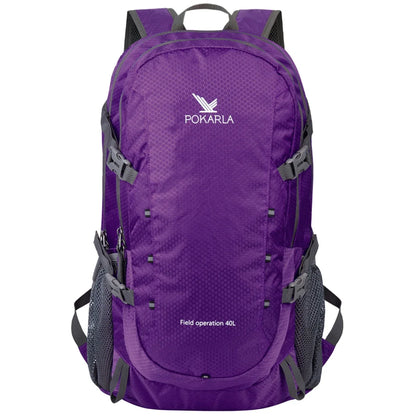 POKARLA 40L Lightweight Packable Backpack Hiking Daypack Walking Rucksack Foldable Camping Sports Outdoor Knapsack for Women Men