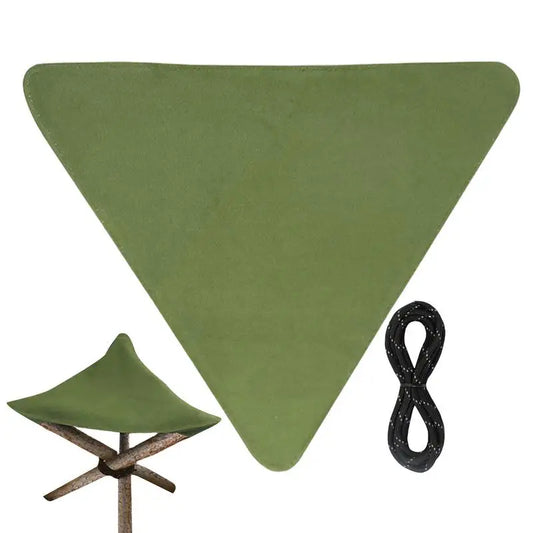 Portable Folding Tripod Camping Stool Cloth Outdoor Fishing Slacker Chair Waterproof Canvas Triangle Stool Fishing Chair