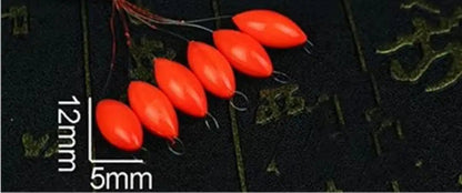 120pcs (20packs)/lot Oval Fishing Float Seven Star Bobber Beans Rig Making Floating Beans Red/Yellow/Mix Beads Carp Fishing J494 Wild Frontier Gear LLC