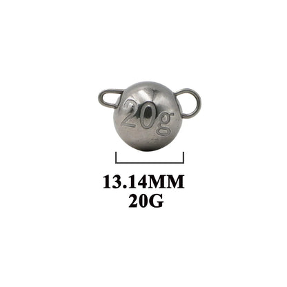 10/1PCS Fishing Tackle Tungsten Jig Cheburashka Wolfram Drop Shot Weights Sinkers TUNGSTEN CHEBURASHKA SINKER Weight Wild Frontier Gear LLC