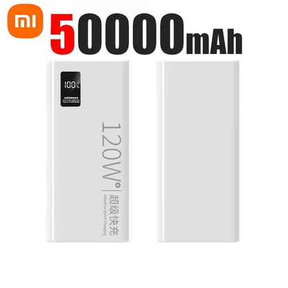 Xiaomi 120W High Capacity Power Bank 50000mAh Fast Charger Portable Battery With Digital Display Powerbank For iPhone Samsung Wild Frontier Gear LLC