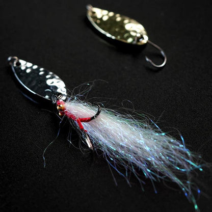 Tungsten Jig Spinner Lure for Bass and Trout Fishing - Available in 1.8g, 2.5g, 3.5g, and 5.3g - Wild Frontier Gear LLC