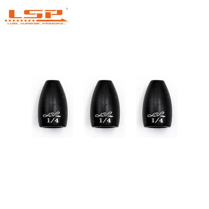 LSP Texas Rig Tungsten Sinker 1/16 - 1 Oz Bullet Bass Fishing Weight 1.8-28g Lure Accessories Fishing Goods For Winter Fishing Wild Frontier Gear LLC