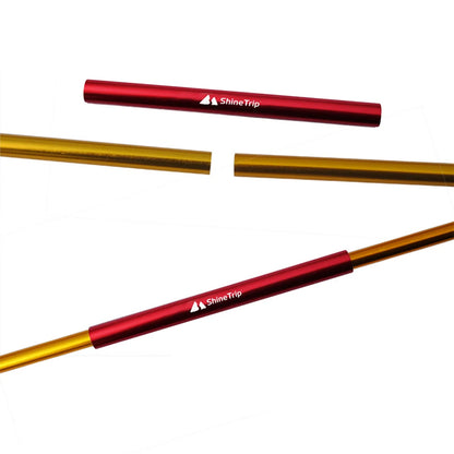 4pcs Durable Aluminium Alloy Tent Pole Repair Tube Kit - Wild Frontier Gear LLC