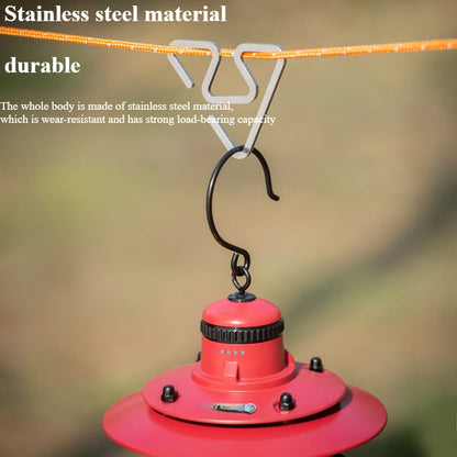 1pc Outdoor Stainless Steel Hooks Ultra Light Camping Tools - Wild Frontier Gear LLC