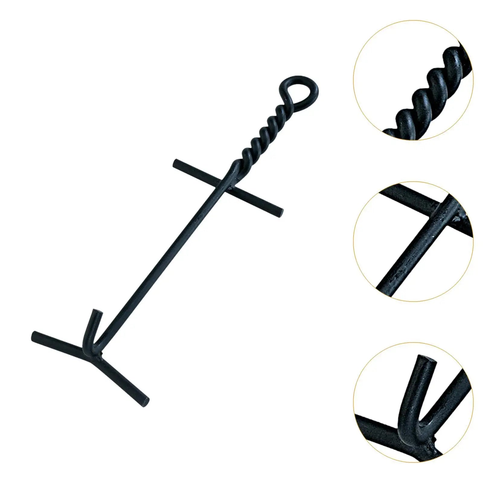 Dutch Oven Lid Lifter Cooking Pot Pan Oven Lift Handle Camping Cooking Utensils Dutch Oven Cover Lifter for Outdoor Equipment Wild Frontier Gear LLC