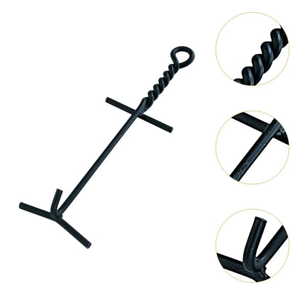 Dutch Oven Lid Lifter Cooking Pot Pan Oven Lift Handle Camping Cooking Utensils Dutch Oven Cover Lifter for Outdoor Equipment Wild Frontier Gear LLC