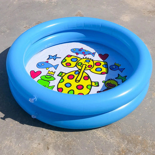 1PC 65X65CM Baby Swimming Pool Child Summer Kids Water Toys Inflatable Bath Tub Round Lovely Animal Printed Pool Wild Frontier Gear LLC